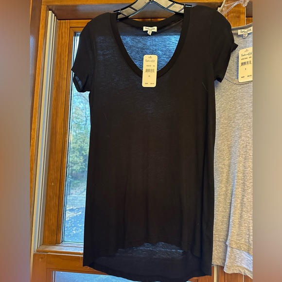 SPLENDID U-neck Modal Tees - Picture 4 of 14